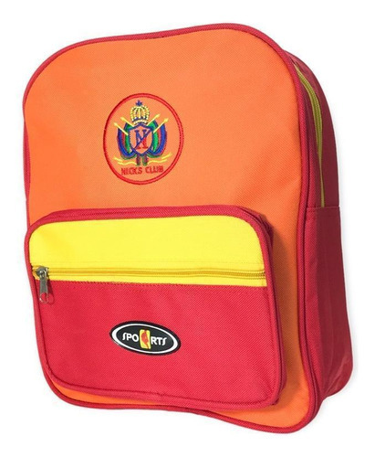 Mochila Kids Infantil Escolar Laranja/vermelho