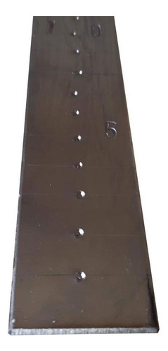 Regla de medición de leche de acero inoxidable de 60 cm para Mundinox, 50 l, latón