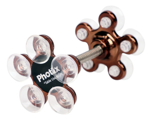 Imagen 6 de 10 de Soporte Celular Smartphone Tablet Led Ventosas Pie Phottix