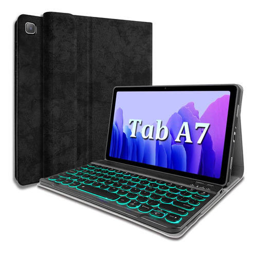 Funda Teclado Wineecy Para Galaxy Tab A7 10.4´´ Inalám Negro