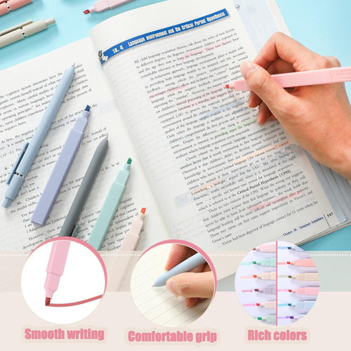 Kit De Anotación De Libros Juego De Estuche Para Lápices Inc