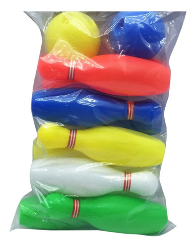 Bowling 12 Piezas Bolsa Pvc