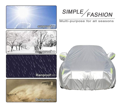 Imagen 4 de 6 de Pijama Para Carro Cubre Autos Con Capa De Algodón Talla M