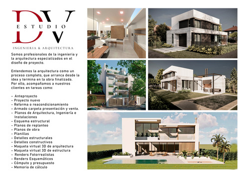 Proyecto De Arquitectura Obra Nueva / Remodelaciones /