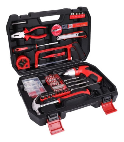 Kit De Herramientas 126 Piezas Con Taladro Eléctrico