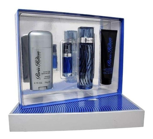 Paris Hilton Men Edt 100 Ml Perfume Set 4 Pzs