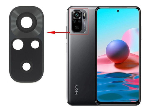 Vidrio Repuesto Camara Compatible Con Xiaomi Redmi Note 10