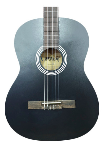 Imagem 5 de 8 de Violão Acústico Nylon Phx Clássico Preto E Branco Fosco