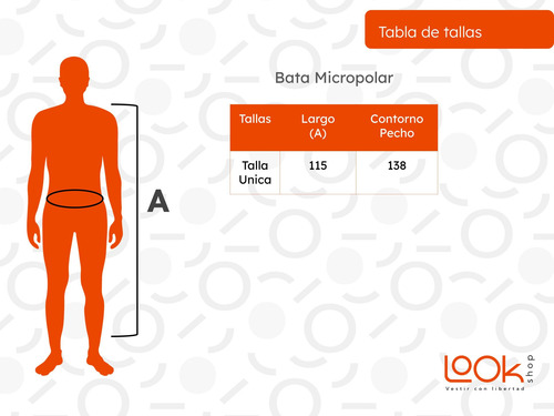 Bata Micropolar Excelente Calidad. Colores Tallas