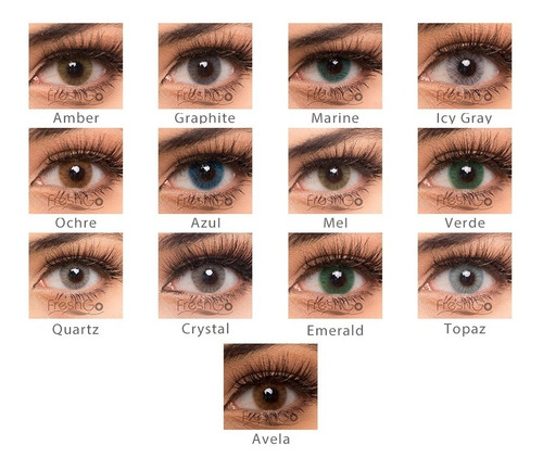 Imagen 2 de 10 de Par Lentes De Contacto Freshgo Línea Hidrocor