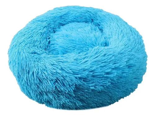 Cama Perro Mascota Antiestres Felpa 60 Cms Talla L