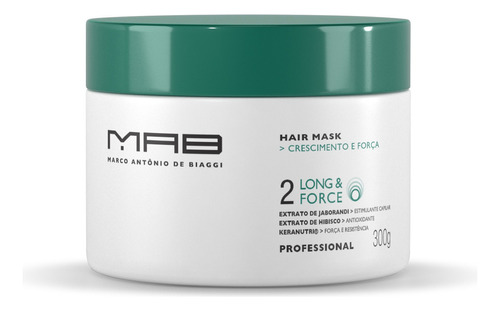 Máscara Mab Long E Force Hair Mask - 300g
