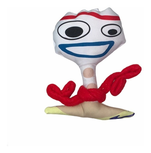 Muñeco Tipo Forky - Almohada Relleno Vellón-tela Sublimada  