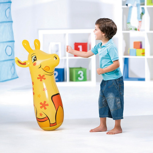 Imagen 5 de 9 de Involcable Punching Inflables Infantil Didactico Jirafa