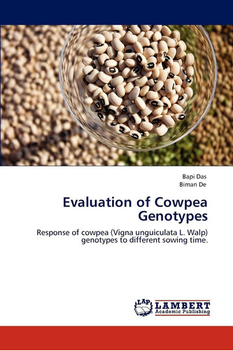 Libro: Evaluation Of Cowpea Genotypes: Response Of Cowpea L.