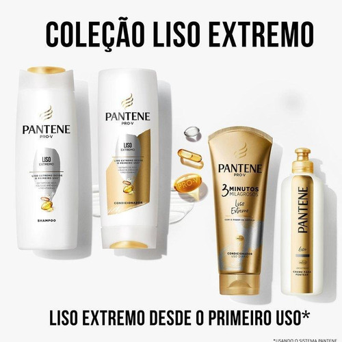 Condicionador Pantene Liso Extremo 400ml