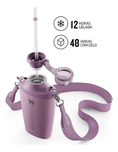 Garrafa Térmica Stanley Cross Bottle - 680ml | Parcelamento sem juros