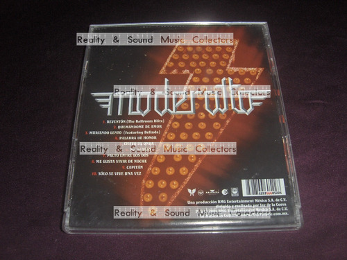 Moderatto Detector De Metal Cd Con Poster Bmg 2004 (Usado)
