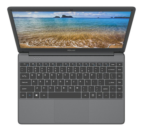 Notebook Iqual Nq5 Intel Core I5 4gb 500gb 1080p Win 10 Full Color Gris
