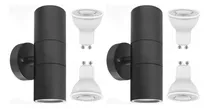 Comprar Pack X 2pzs De Aplique Cilíndrico Doble Salida Leds De 7watt
