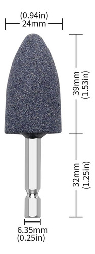Cabezal De Muela Abrasiva De 2 Uds., Broca De Cónico 71mm