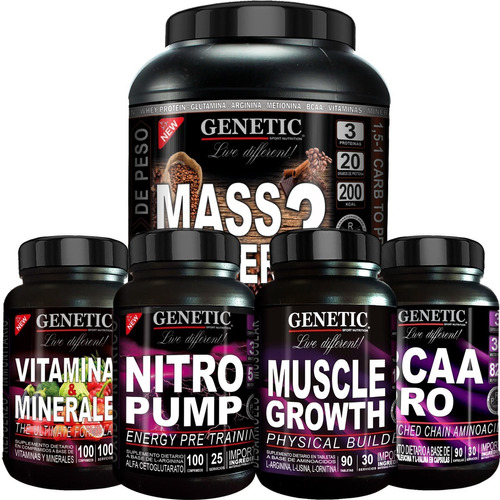 Anabol 5 Crecimiento Muscular Sostenido Pro Hormonal Genetic