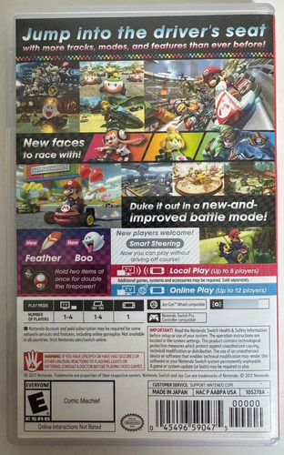 Mario Kart 8 Deluxe Nintendo Switch Físico (Usado)