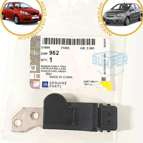 Sensor Posición Eje De Levas - Chevrolet Aveo - Original