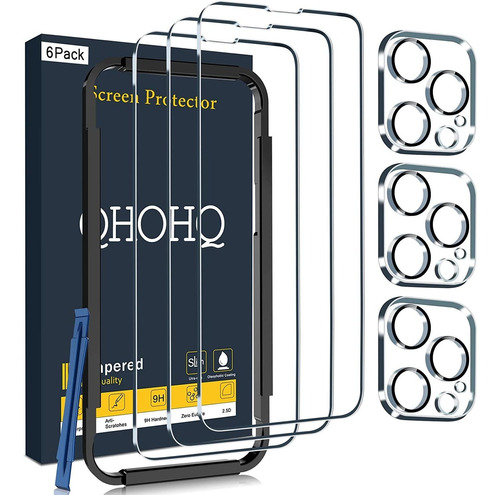 Paquete De 3 Protectores De Pantalla Para iPhone 14 Pro
