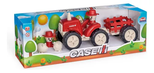 Trator Brinquedo Miniatura Infantil Menino - Vermelho em Promoção