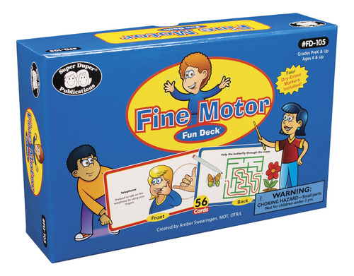 Super Duper Publications | Fine Motor Fun Deck | Ejercicios.