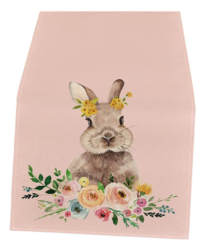 Casa De Vacaciones Bunny Table Runner Para Interiores Y Exte