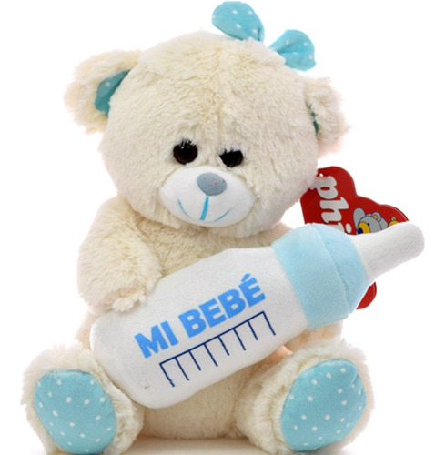 Peluche Oso Con Mamadera 20cm Charko 2697