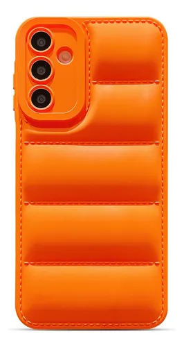 Funda Para Samsung Galaxy S24 Fe Acolchado Naranja