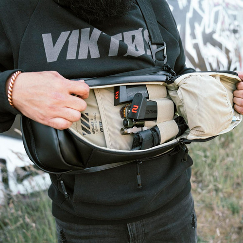 Viktos Upscale3 - Slingbag Táctico De Piel Edc Con Correa Ac