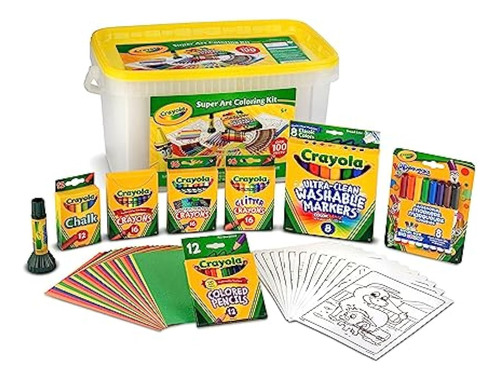 Crayola Super Art - Kit Para Colorear (+ De 100