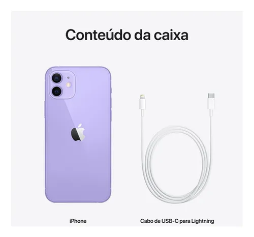Apple iPhone 12 (256 GB) - Roxo