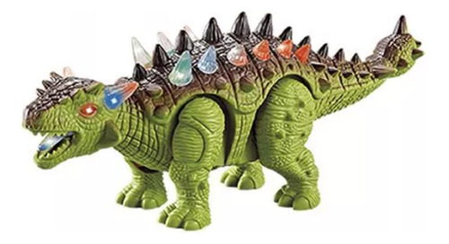 Dinossauro Anda Acende Luz Infantil Emite Som Brinquedo