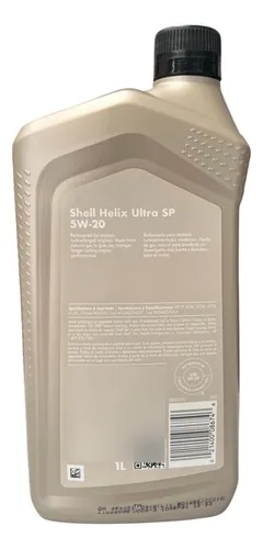 Aceite Shell Helix 5w20 Full Sintetico Sp Cuarto