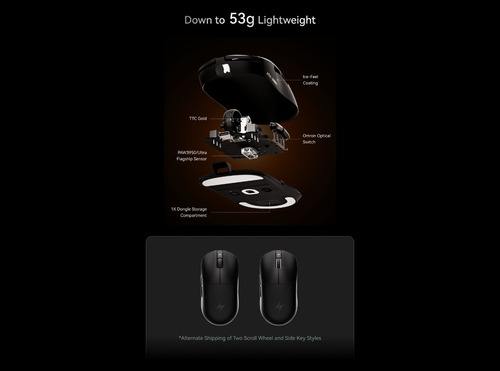 Atk Dragonfly A9 Plus Starlight Inalámbrico Blanco 1k