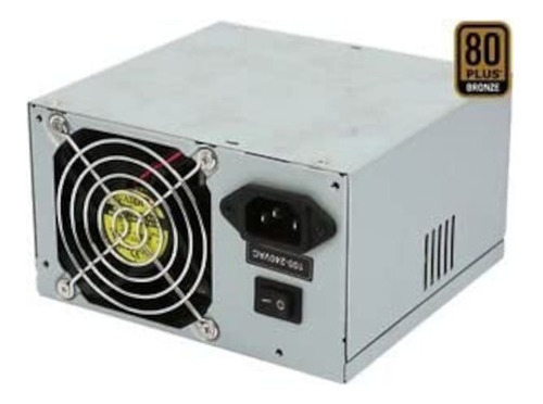 Psu 600w Aire Sin Curva Para 2u Rack-mount Gabinete Servidor Color Gris