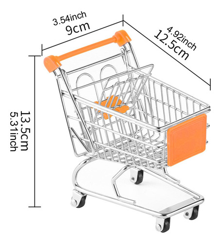 Mini Carrito De Compras, Carrito De Mano Para Juego De