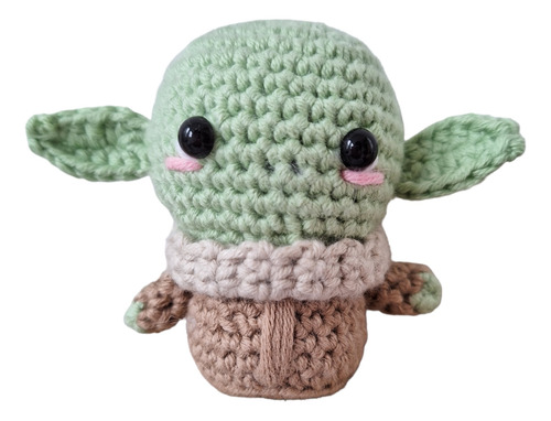 Muñeco Baby Yoda Amigurumi Tejido A Crochet