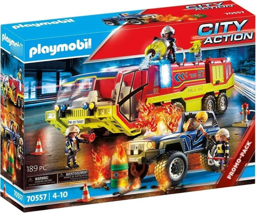Playmobil City Action Camion De Bomberos 70557