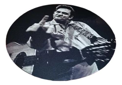 Johnny Cash Slipmat Paño Para Bandejas Latex Lo Mejor