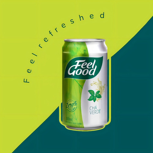 Chá Verde Feel Good 330ml (12 Latas)
