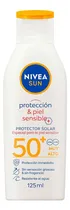 Comprar NIVEA SUN Protector Solar Corporal Protect & Sensitive (125 ml) Loción Solar en Spray No Grasosa ni Pegajosa Ideal para la Piel Sensible de los Niños FPS50+ Protección Alta y Resistente al Agua