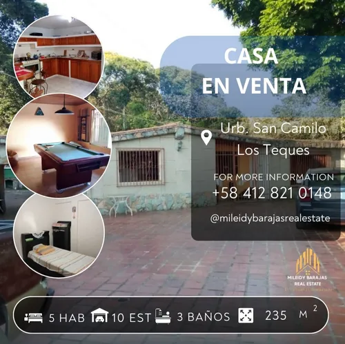Casa En Venta Los Teques Sc