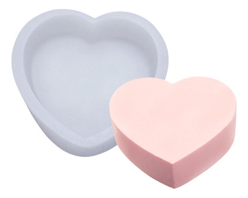 (a) Molde Grande Con Base Térmica Para Tartas Love Mousse, B