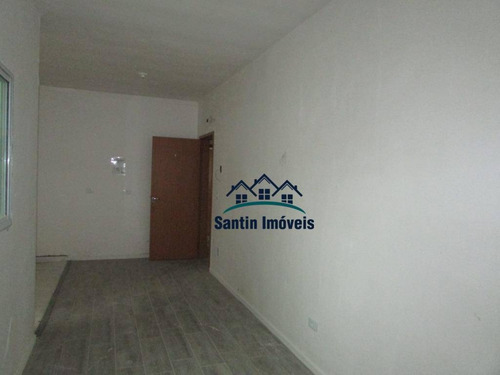 Cobertura Com 2 Quartos,, Sala, Cozinha, Vaga Coberta Com Planejados À Venda, 90 M² Por R$ 279.000 - Vila Guiomar - Santo André/sp - Co0349